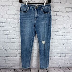 Driftwood Jeans Women 28 (30x27) Ankle High Rise Distressed‎ Stretch